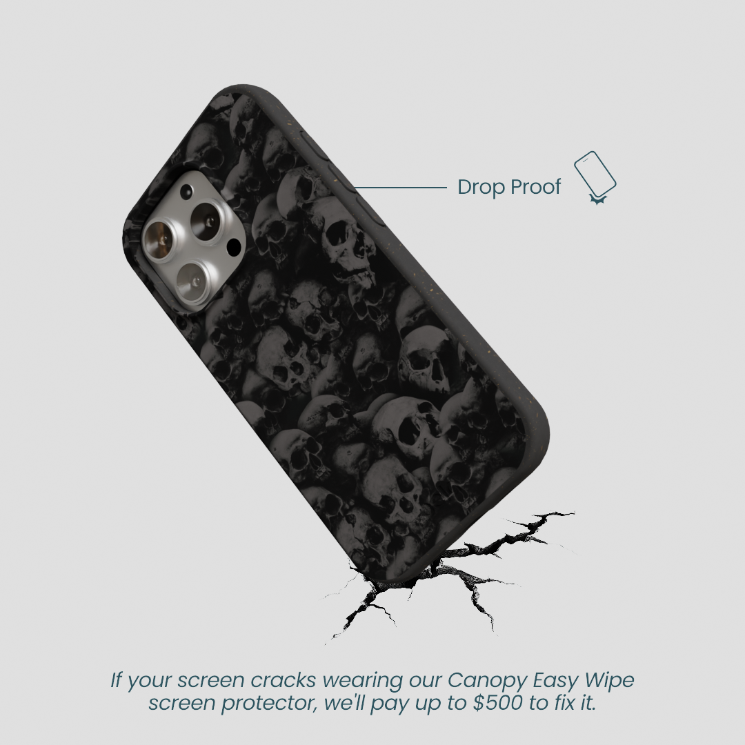 Black Skullyard iPhone 16 Pro Case