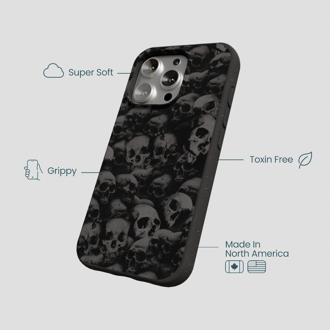 Black Skullyard iPhone 16 Pro Case