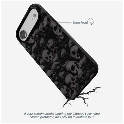 Black Skullyard iPhone Air Case