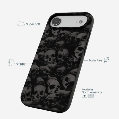 Black Skullyard iPhone Air Case