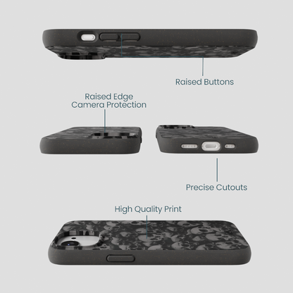 Black Skullyard iPhone 16e/17e Case