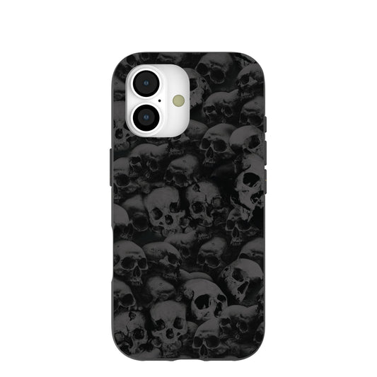 Black Skullyard iPhone 17 Case