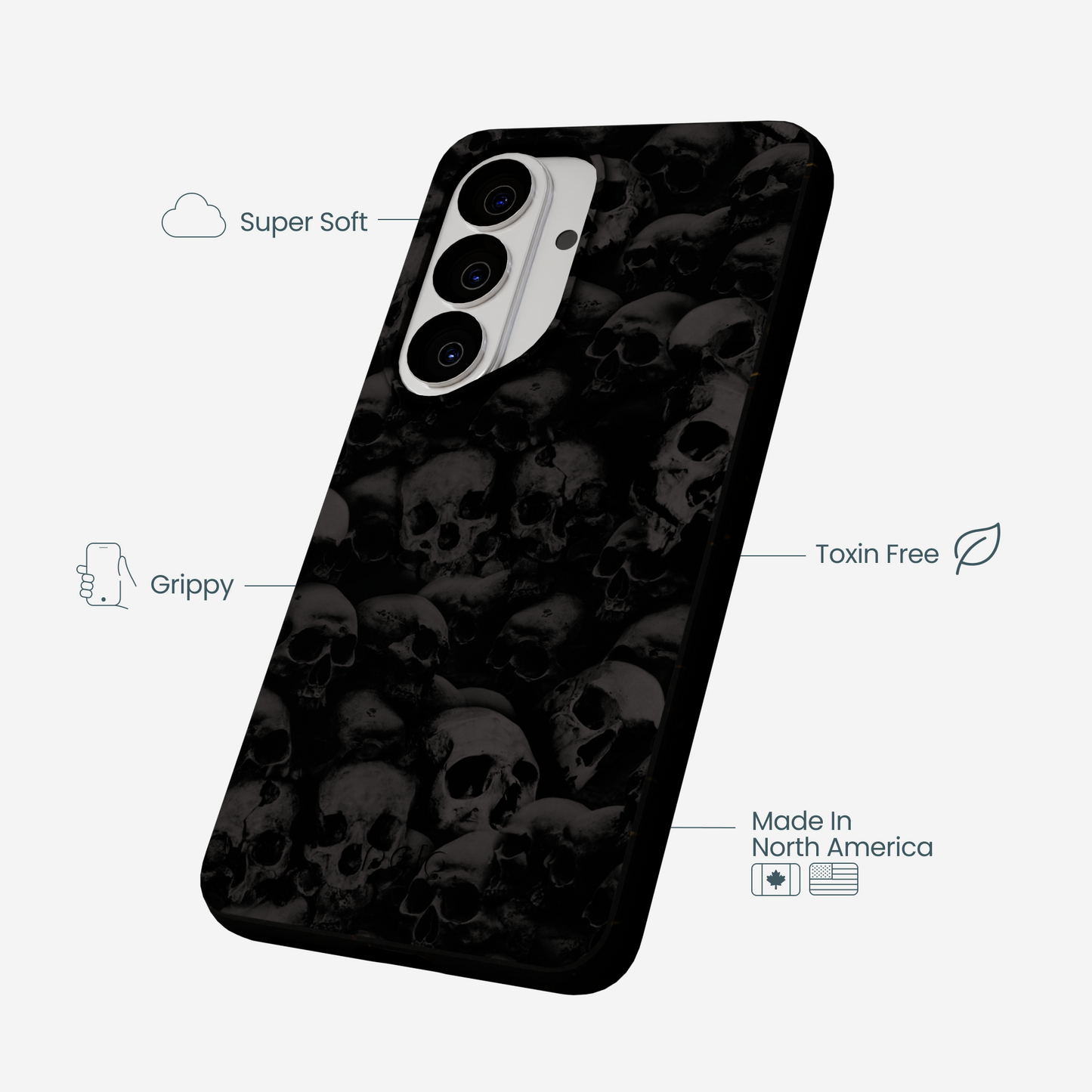Black Skullyard Samsung Galaxy S26 Case