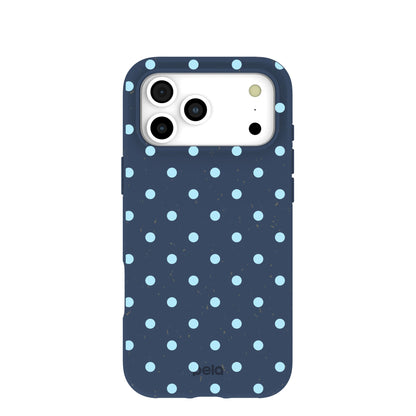 Navy Blue Sky Pop iPhone 17 Pro Max Case