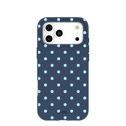 Navy Blue Sky Pop iPhone 17 Pro Max Case
