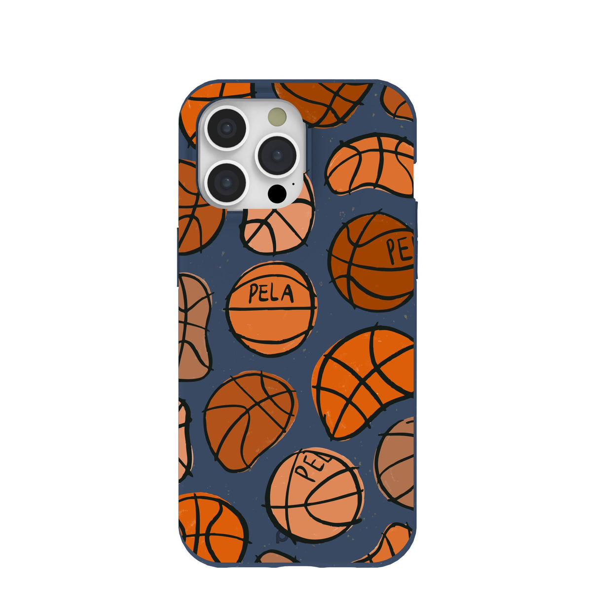 Navy Blue Slam Dunking iPhone 15 Pro Max Case