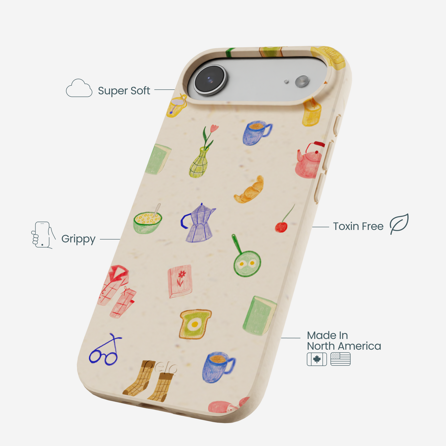Seashell Slow Mornings iPhone Air Case