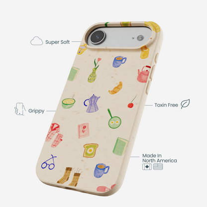 Seashell Slow Mornings iPhone Air Case