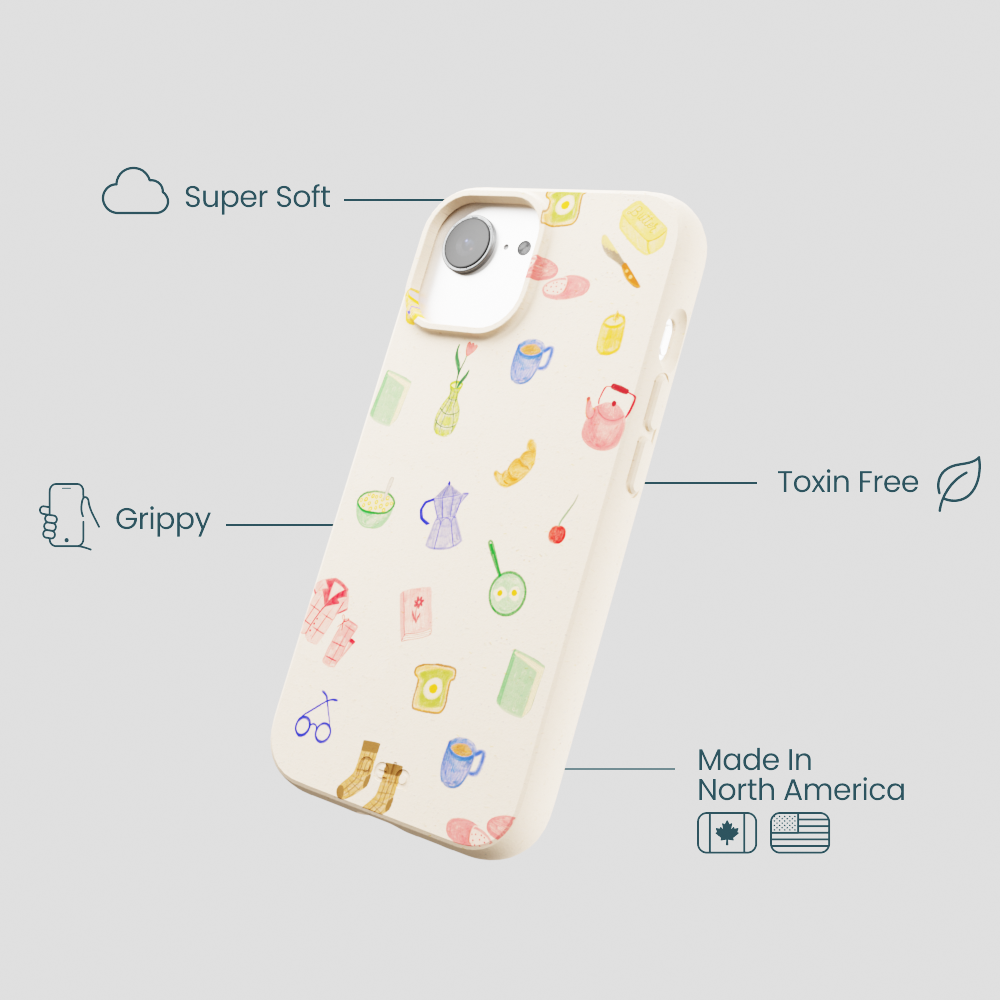 Seashell Slow Mornings iPhone 16e/17e Case