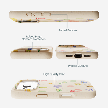 Seashell Slow Mornings iPhone 17 Pro Case