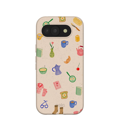 Seashell Slow Mornings Google Pixel 10a Case
