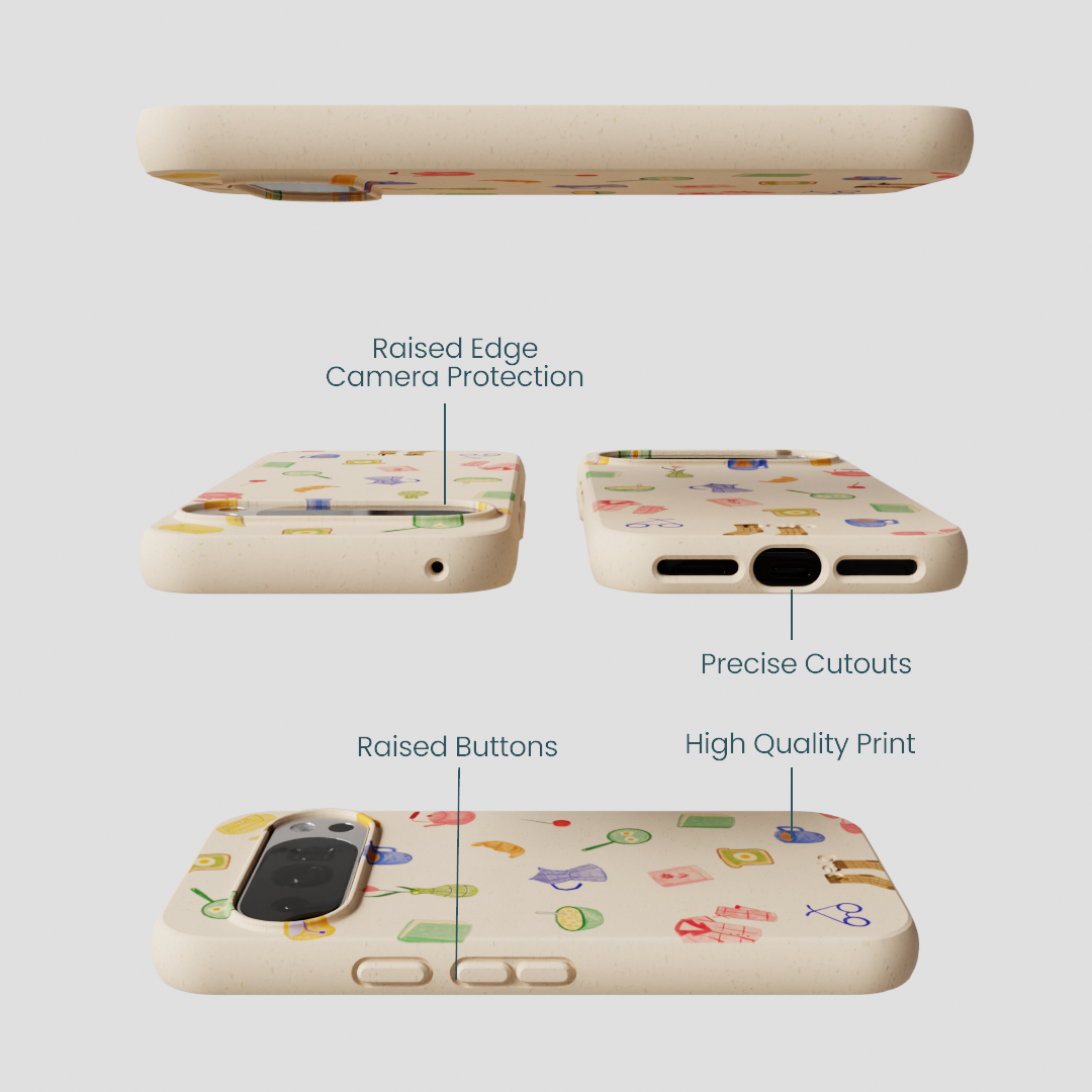 Seashell Slow Mornings Google Pixel 10/10 Pro Case