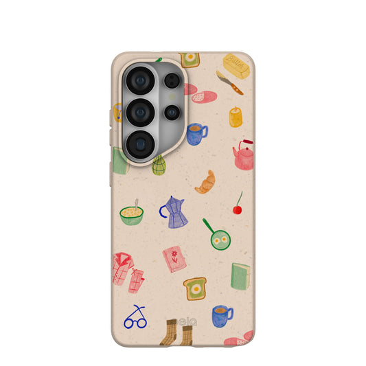 Seashell Slow Mornings Samsung Galaxy S26 Ultra Case