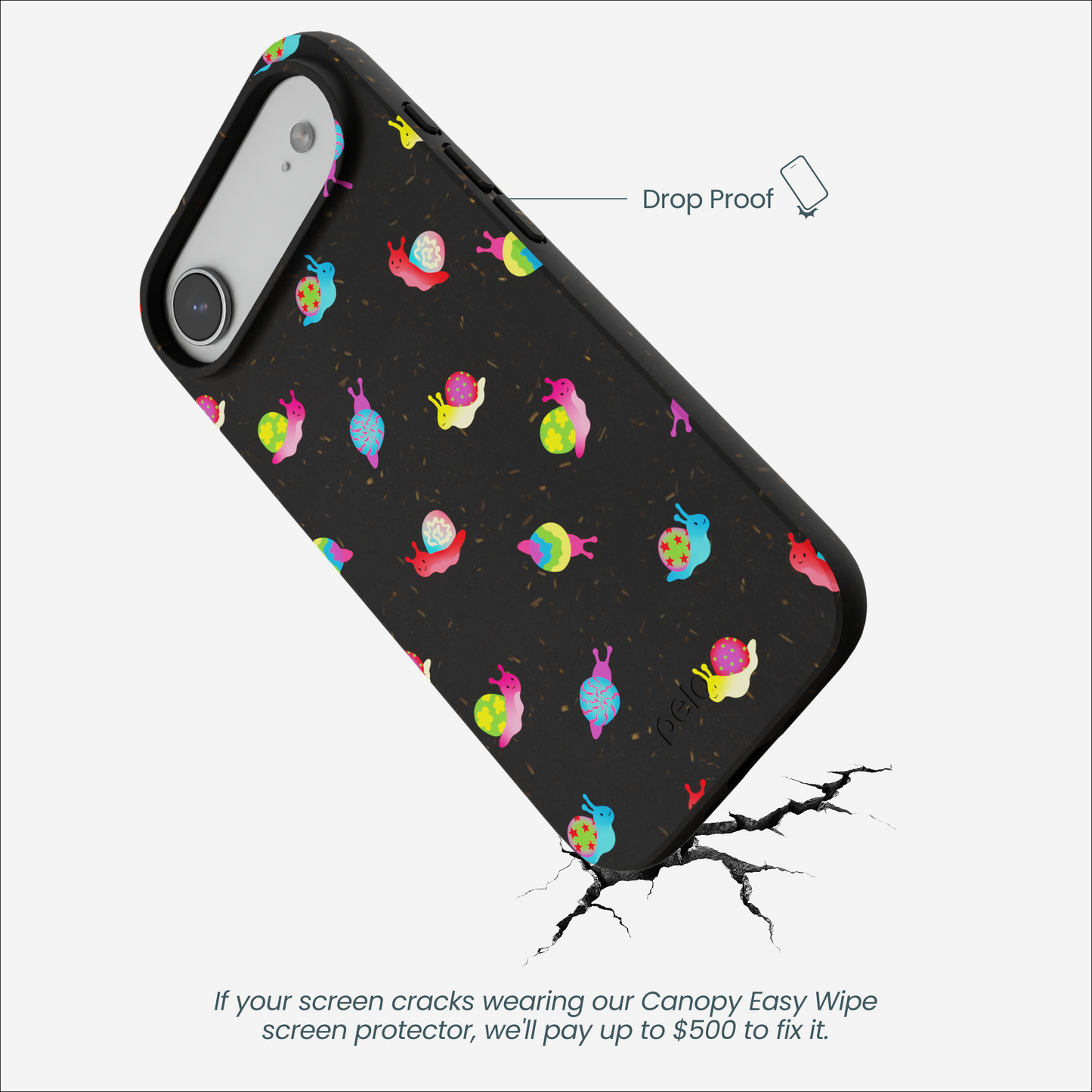 Black Snailien iPhone Air Case