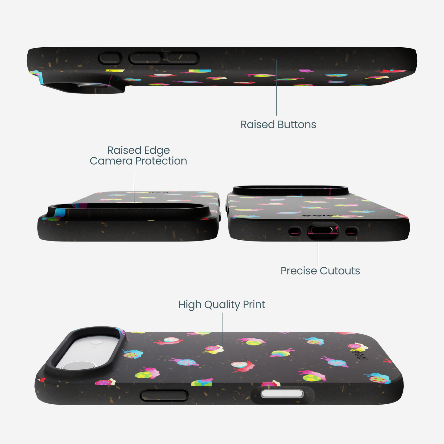 Black Snailien iPhone Air Case