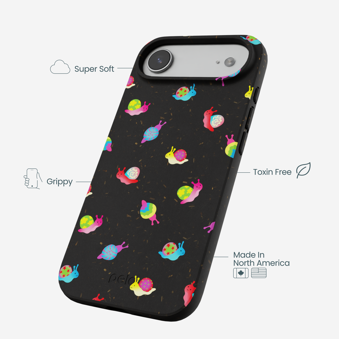 Black Snailien iPhone Air Case