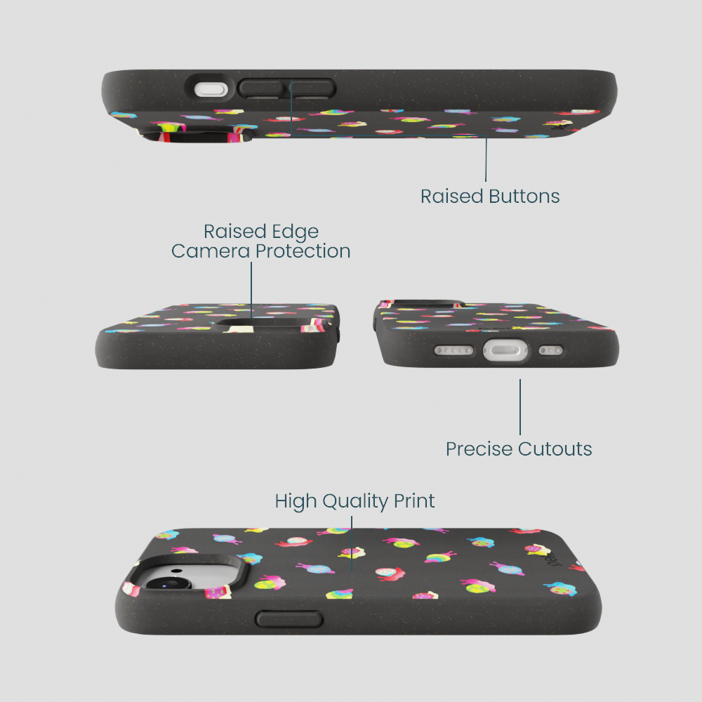 Black Snailien iPhone 16e/17e Case