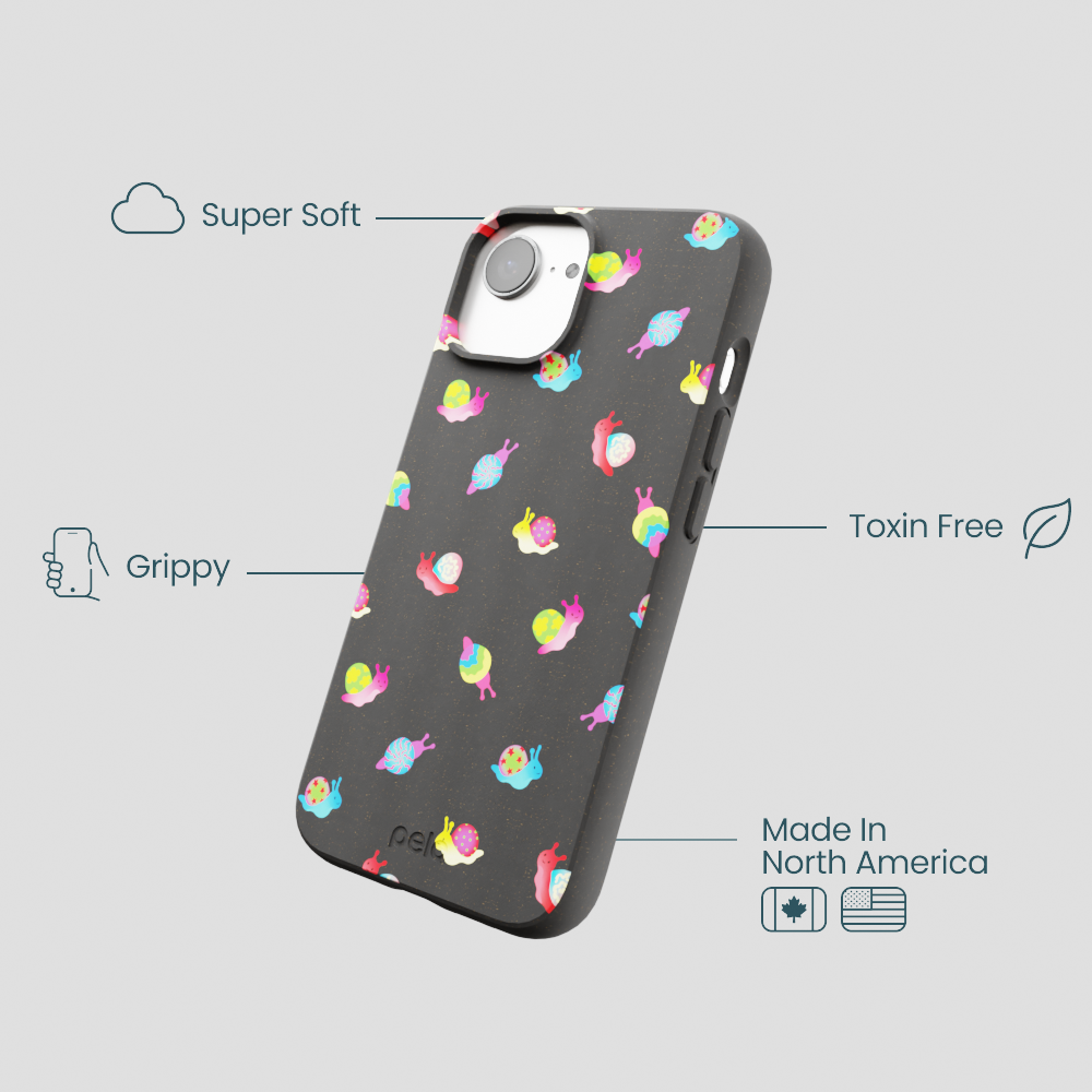 Black Snailien iPhone 16e/17e Case