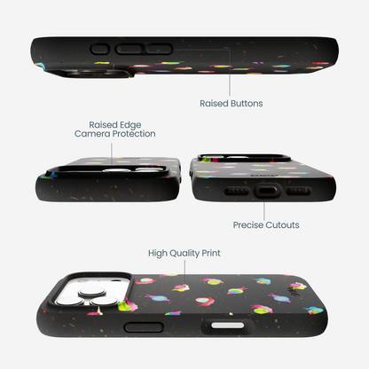 Black Snailien iPhone 17 Pro Case