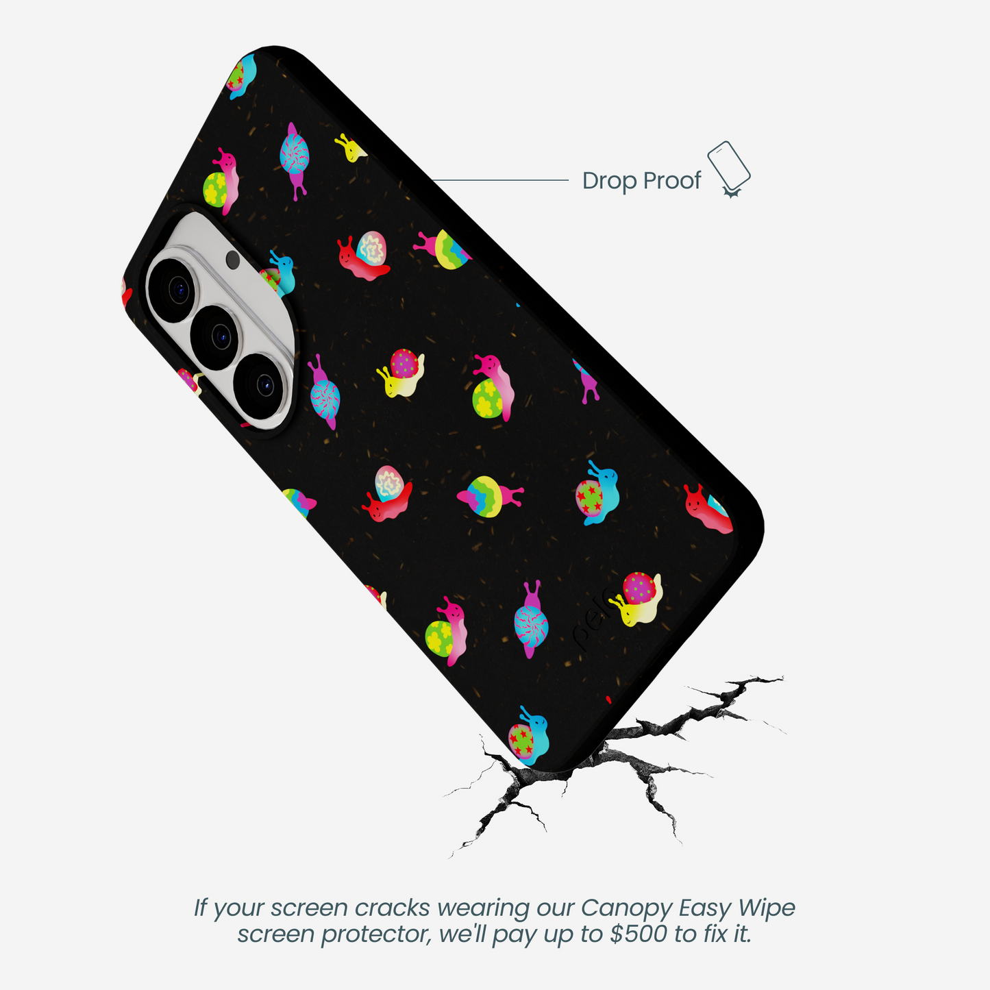 Black Snailien Samsung Galaxy S26 Case