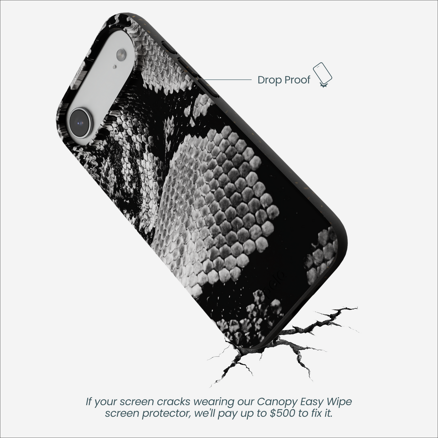 Black Snake Scale iPhone Air Case