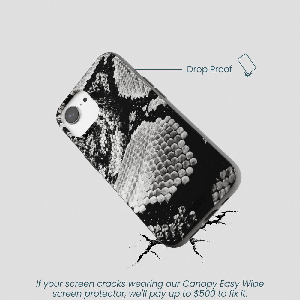 Black Snake Scale iPhone 16e/17e Case