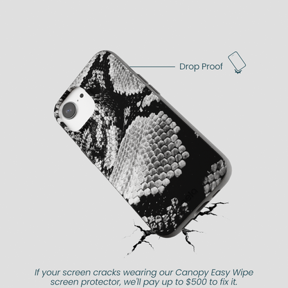 Black Snake Scale iPhone 16e/17e Case
