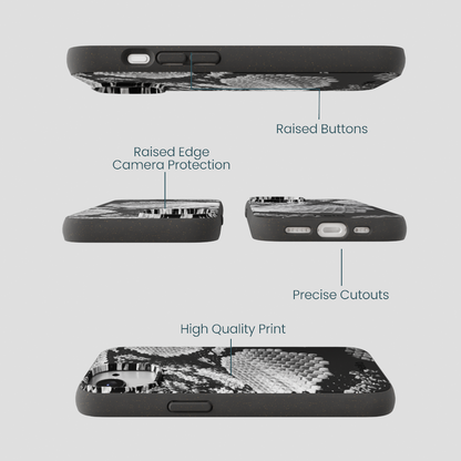 Black Snake Scale iPhone 16e/17e Case
