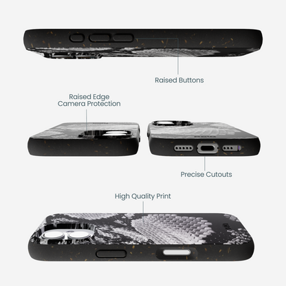 Black Snake Scale iPhone 17 Case
