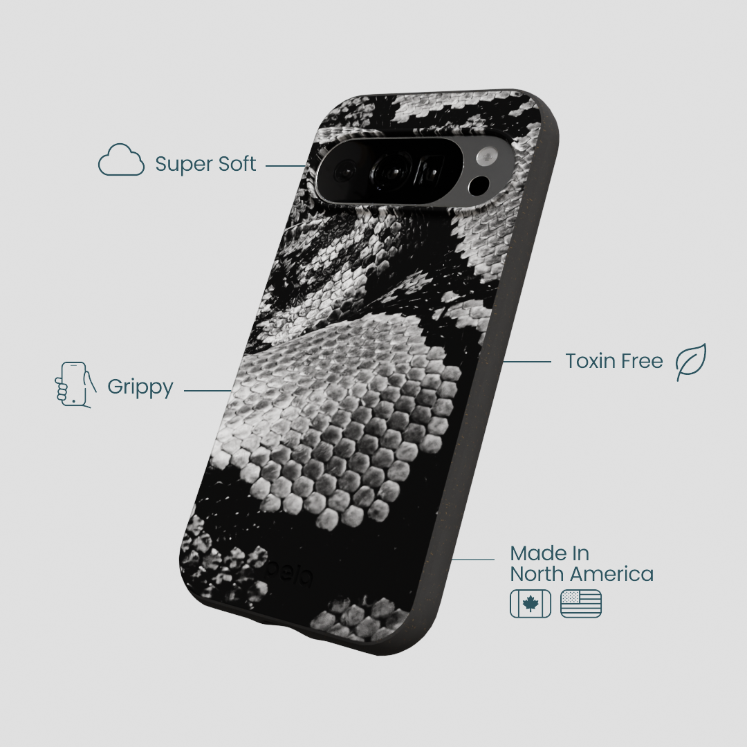 Black Snake Scale Google Pixel 10/10 Pro Case