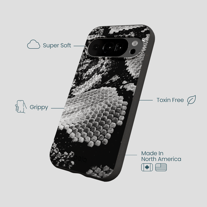 Black Snake Scale Google Pixel 10/10 Pro Case