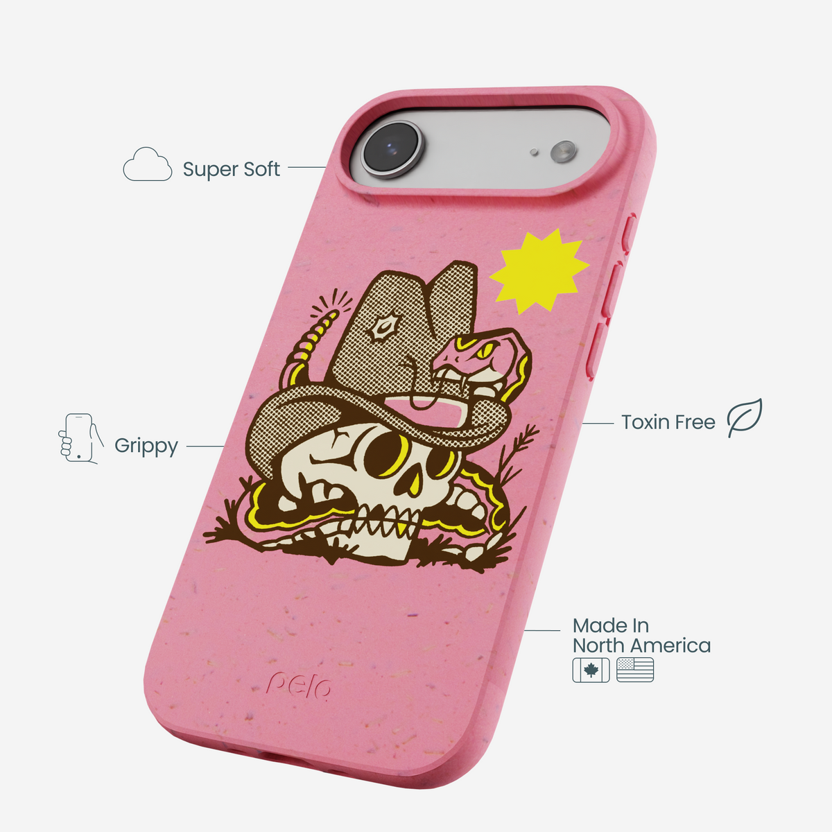 Bubblegum Pink Snakebite iPhone Air Case
