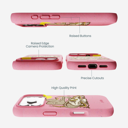Bubblegum Pink Snakebite iPhone 17 Pro Case