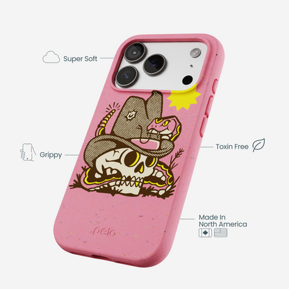 Bubblegum Pink Snakebite iPhone 17 Pro Case