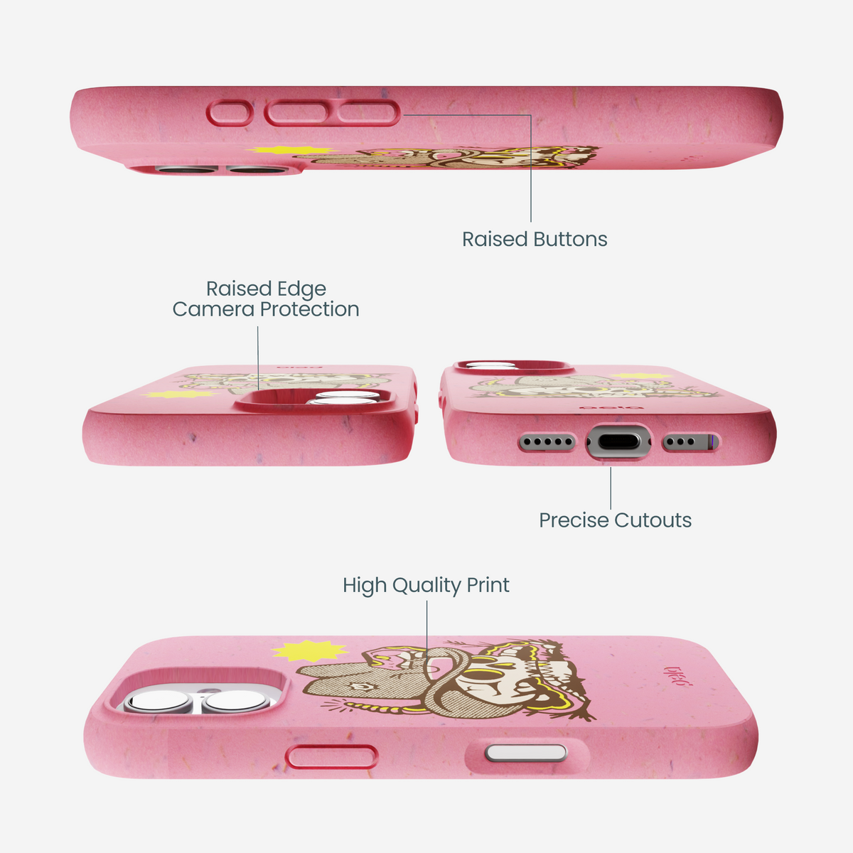 Bubblegum Pink Snakebite iPhone 17 Case
