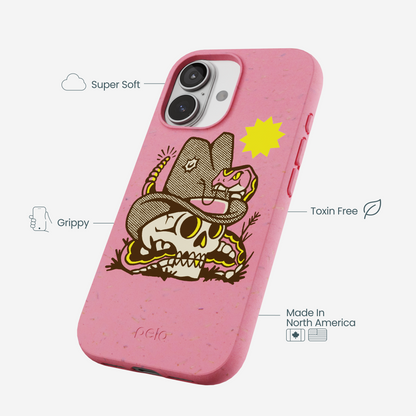 Bubblegum Pink Snakebite iPhone 17 Case