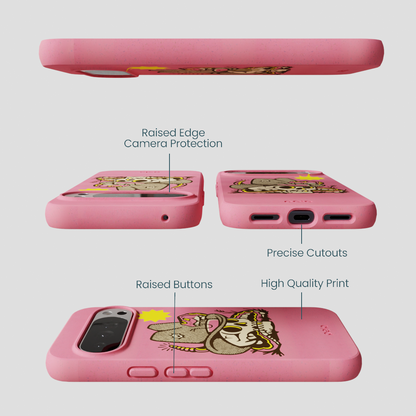 Bubblegum Pink Snakebite Google Pixel 10 Pro XL Case