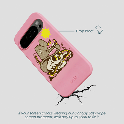 Bubblegum Pink Snakebite Google Pixel 10/10 Pro Case