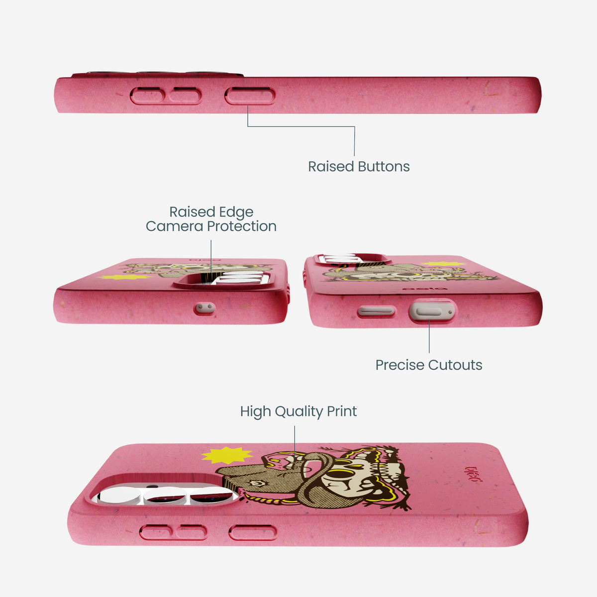 Bubblegum Pink Snakebite Samsung Galaxy S26 Case