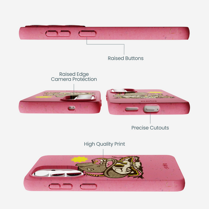 Bubblegum Pink Snakebite Samsung Galaxy S26 Case