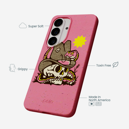 Bubblegum Pink Snakebite Samsung Galaxy S26 Case