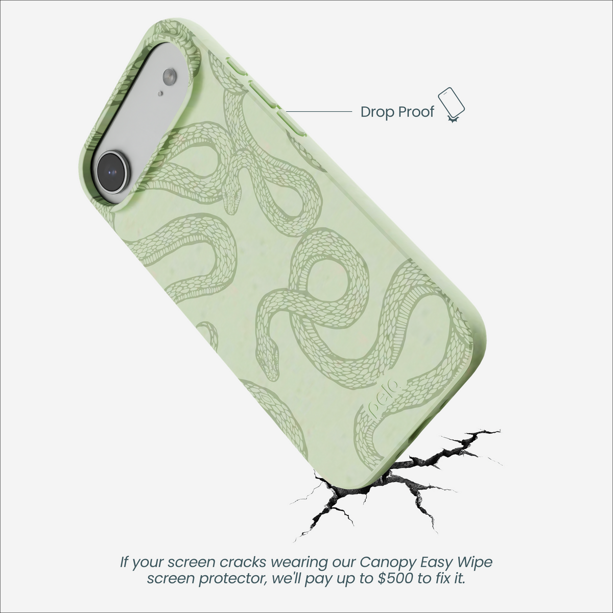 Sage Green Snaky iPhone Air Case