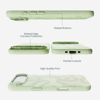 Sage Green Snaky iPhone Air Case