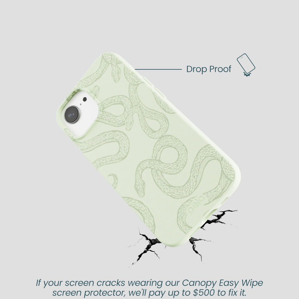 Sage Green Snaky iPhone 16e/17e Case