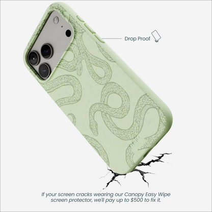 Sage Green Snaky iPhone 17 Pro Max Case