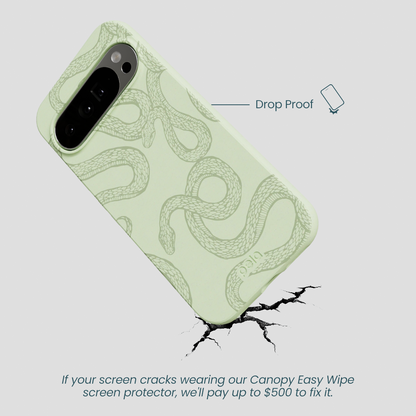 Sage Green Snaky Google Pixel 10 Pro XL Case