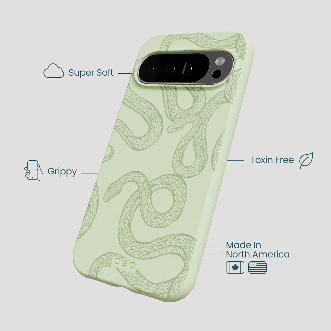 Sage Green Snaky Google Pixel 10 Pro XL Case