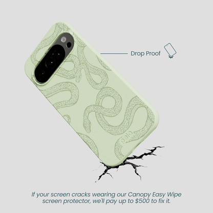 Sage Green Snaky Google Pixel 10/10 Pro Case