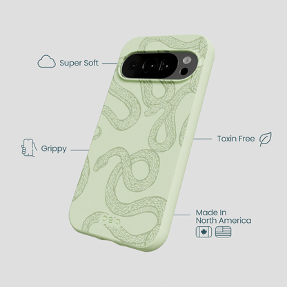 Sage Green Snaky Google Pixel 10/10 Pro Case