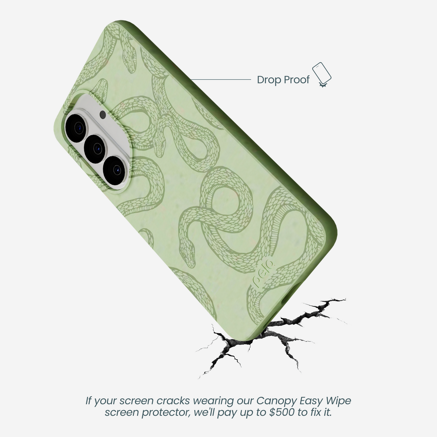 Sage Green Snaky Samsung Galaxy S26 Case